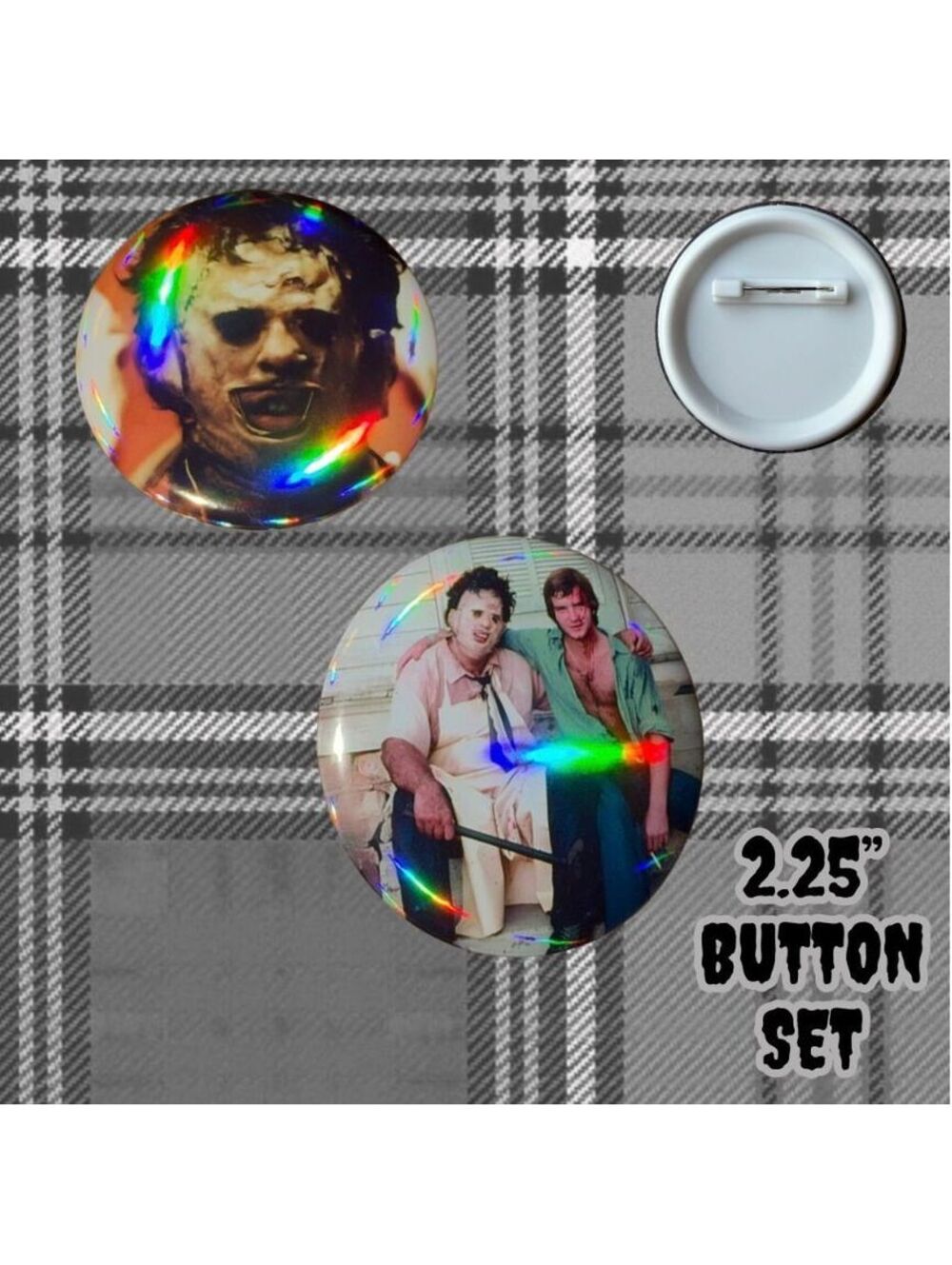 Texas Chainsaw Massacre Inspired 2.25” Button Set